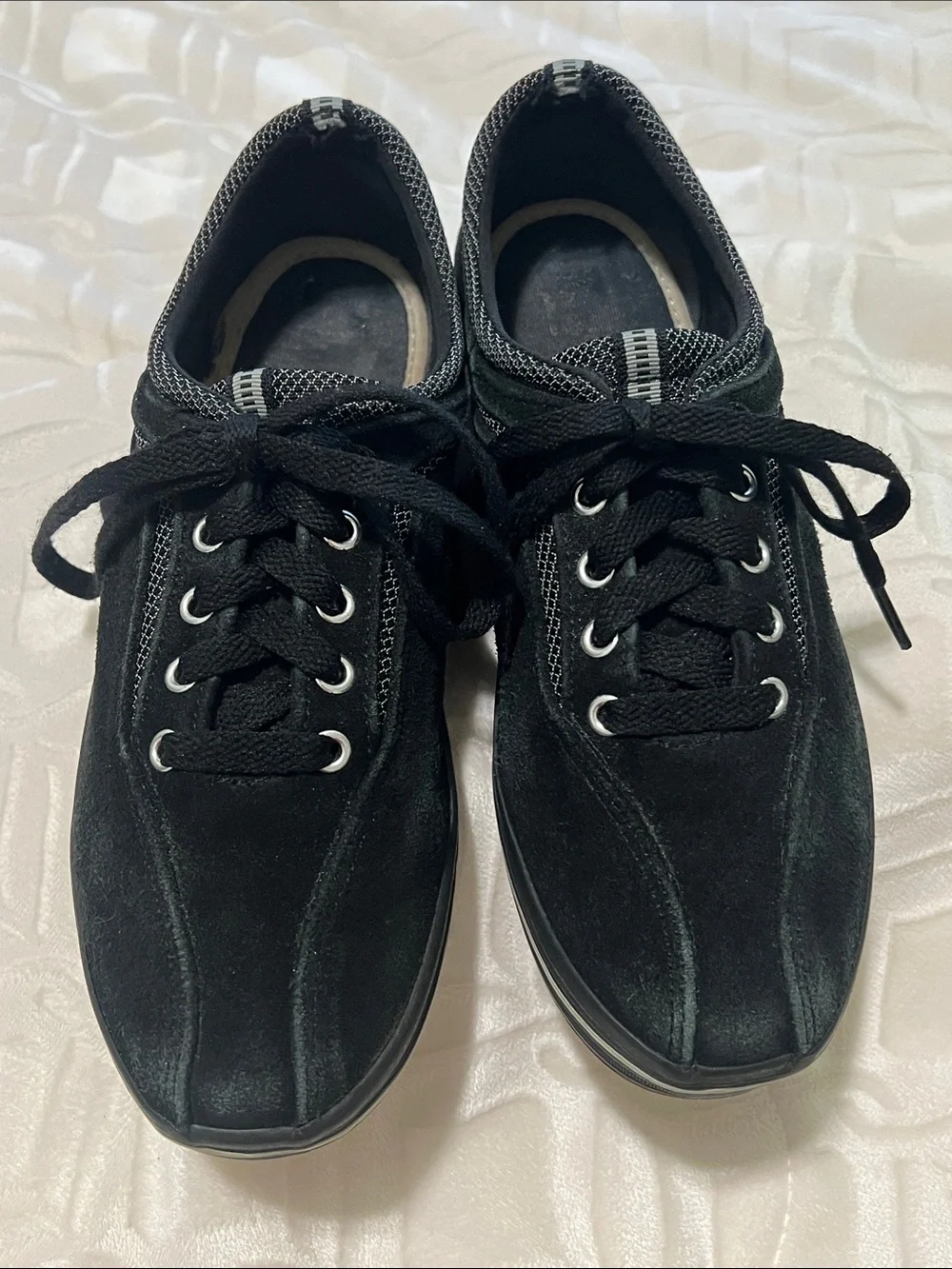 Black Suede Keds Sneakers - Picture 4 of 10